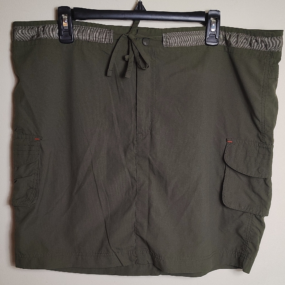 Columbia Olive Cargo Skirt